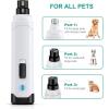 image:imageoneisall Dog Nail Trimmer  Upgraded 2 Speed Quiet USB Rechargeable Professional Pet Nail Grinder Paws Grooming amp Smoothing Claw Care for Small Medium Large Dogs amp Cats White