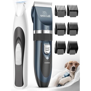 image:imageoneisall Dog Clipper Low Noise Low Noise Dog Paw Trimmer with LED Light Paw Trimmer for Dogs 08inch Widen Blade 35dB Cordless