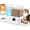 image:imageoneisall WiFi Automatic Cat Feeder and Water Dispenser 2in1 Timed Cat Feeder and GravityFed Water System 36Cups85L Large Capacity Pet Feeder EasyClean Dry Food Dispenser with APP ControlWiFi