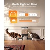 image:imageoneisall Automatic Cat Feeder for 2 Cats 5GHz amp 24GHz WiFi Cat Feeder with App Control 7L32Cup Timed Food Dispenser with Portion Control Dual Stainless Steel BowlsStandard