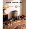 image:imageoneisall Automatic Cat Feeder for 2 Cats 5GHz amp 24GHz WiFi Cat Feeder with App Control 7L32Cup Timed Food Dispenser with Portion Control Dual Stainless Steel BowlsStandard