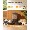 image:imageoneisall Automatic Cat Feeder for 2 Cats 5GHz amp 24GHz WiFi Cat Feeder with App Control 7L32Cup Timed Food Dispenser with Portion Control Dual Stainless Steel Bowls5G WiFi