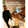 image:imageoneisall WiFi Automatic Cat Feeder and Water Dispenser 2in1 Timed Cat Feeder and GravityFed Water System 36Cups85L Large Capacity Pet Feeder EasyClean Dry Food Dispenser with APP ControlWiFi