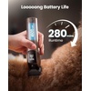 image:imageoneisall Dog Clippers for Grooming Thick Hair Professional 9000RPM 5 Speed with 5 in 1 DLC Blade 280min Cordless Low Noise Dog Grooming Kit with 8 Metal Combs Carring Case for Dogs Cats PetGold