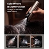 image:imageoneisall Dog Clippers for Grooming Thick Hair Professional 9000RPM 5 Speed with 5 in 1 DLC Blade 280min Cordless Low Noise Dog Grooming Kit with 8 Metal Combs Carring Case for Dogs Cats PetGold