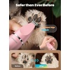 image:imageoneisall 4 in 1 Dog Grooming Kit with LCD Display Dog Hair Trimmer for Paw Nail Grinder Rechargeable Cordless Low Noise IPX7 Waterproof Pet Clippers Pink