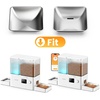 image:imageoneisall Stainless Steel Bowls for oneisall Automatic Cat Feeder and Water Dispenser