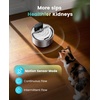 image:image32L108oz oneisall Cordless Stainless Steel Cat Water Fountain for Cat Dog  True WirelessUltra Quiet SilentFlow Pump3 Flow ModesEasy to Clean3Piece Design4000mAh Rechargeable5Layer Filter108oz Cat Fountain1 Filter1 Sponge