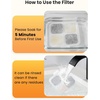 image:imageoneisall 8Set Filters for 10L264Gal Stainless Steel Dog Water Fountain8 Sets Filters for 10L Dog Fountainnew