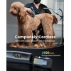 image:imageoneisall Professional Dog Clippers 8 Metal Combs with Carring Case  3700SPM 2Speed 2600mAh Swappable Battery Low Noise Dog Grooming Clippers for Thick Long Curly Matted Hair4 Length Blades