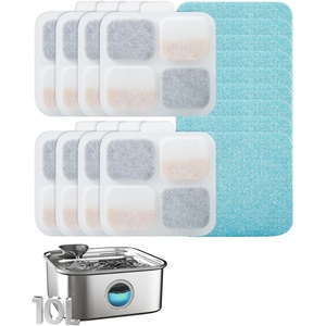 image:imageoneisall 8Set Filters for 10L264Gal Stainless Steel Dog Water Fountain8 Sets Filters for 10L Dog Fountainnew